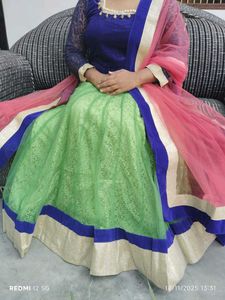Elegant Green Lehenga Choli Set