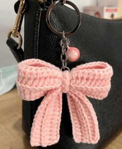 Crochet Bow Keychain 🎀