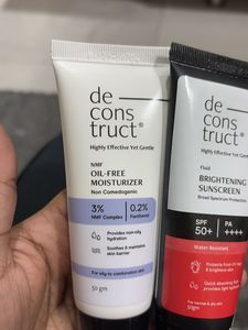 combo of sunscreen and moisturizer 🥹