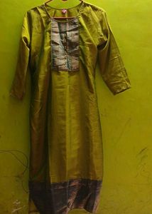 Elegant Olive Green Kurta