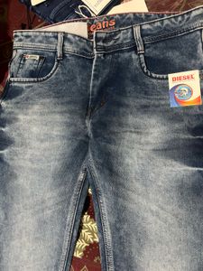Blue Denim New Jeans For Men