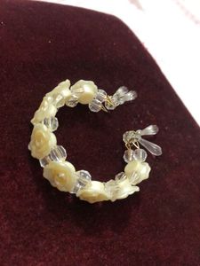 White rose, beautiful bracelet