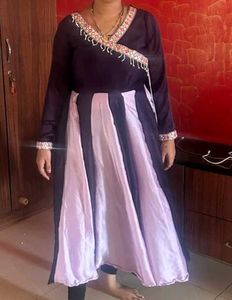 Elegant Purple & Lavender Anarkali