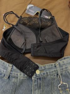 Lace Detail Bralette sexy32-34.5