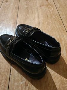 Black Chunky Loafers