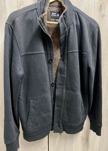 Grey Wool Jacket For Men