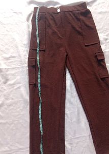 Coffee Brown Cargo Pant🤎