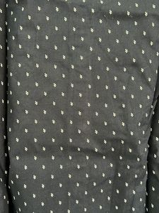Blue Shirt With Minimal White Print
