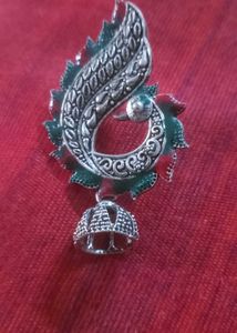 Peacock Jhumka Earrings