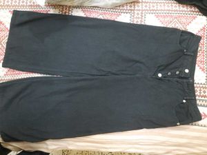 wide leg black jeans