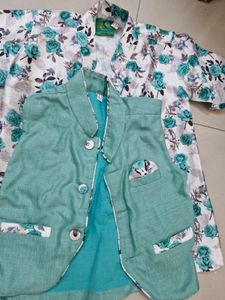 Boys Floral Print 3-Piece Outfit