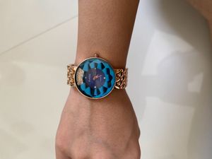 Golden Blue Watch