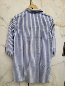 Zara Striped Shirt Dress