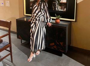 Midi Dress Balck&white