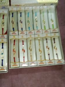 24 Designer Rakhis With Individual Box Packing