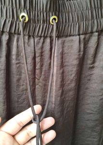MiCHAEL KORS Brown Satin Cargo Pants