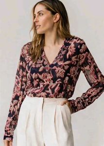 ZARA Floral Print Top