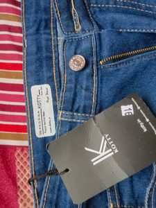 Dark Blue Denim Jeans