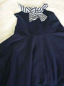 Girls Trendy Dress Navy Blue Colour