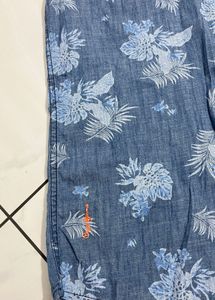 PEPE JEANS Floral Denim Shirt