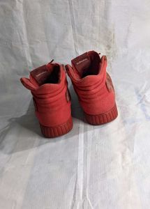 Adidas Red High-Top Sneakers