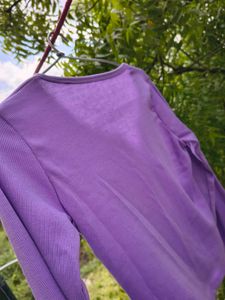 Lavender Crop Top