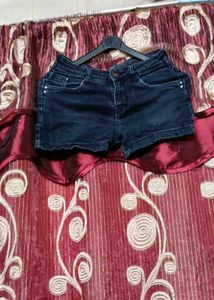 Dark Denim Shorts🩶