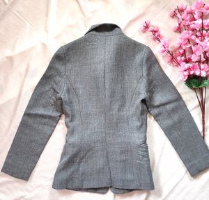 Women&#39;s Grey Fitted Blazer