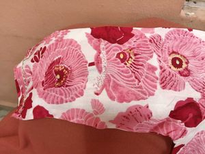 BrandNewElegant Red(Rose Shade) Floral Print Ku