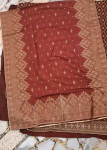 PURE BANARSI SUIT SET DUPATTA