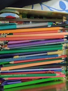 PENCILS B , 2B , APSARA , COLOURED
