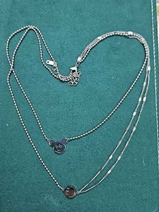 4 Rhodium Chains