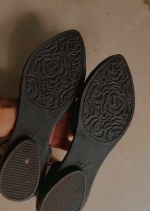 New Black Ballerina Sandals