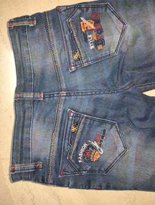 Patterned Jeans