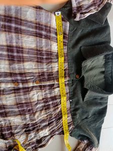 Checks Shirt Like Top