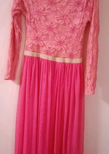 Pink Lace Dress