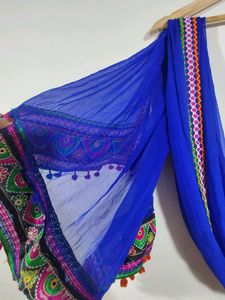 Green Embroidered Lehenga Set (Girl&#39;s)