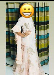 Light Weight Lehnga With Peplum Top