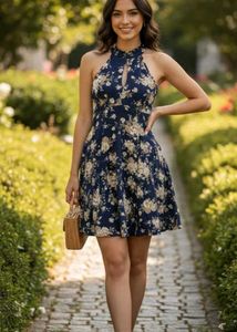 American Eagle Floral Print Dress