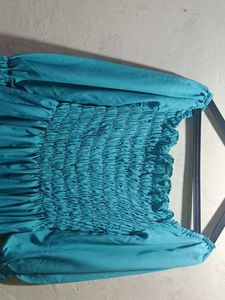 Chic Blue Mini Dress