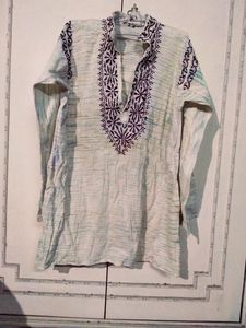 Male Pashmina &amp; Cotton Punjabi and Dhoti