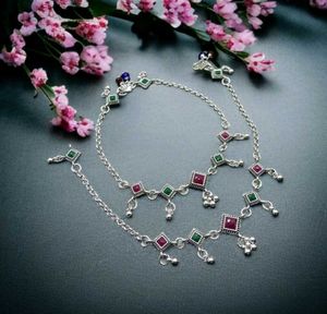 Vintage Silver Anklets