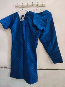 Blue Kurta With Pant