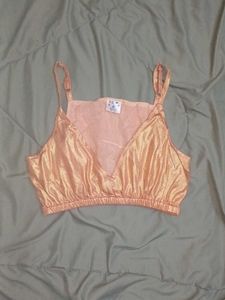 Sparkly Peach bralette