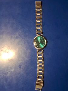 Elegant Sea Green Dial Watch