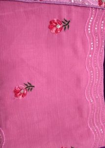 Beautiful Saree In Pink color 💕💕