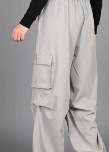 Gray Wide Leg Pants
