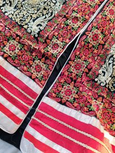 Fully Embroided Front Slit Kurta