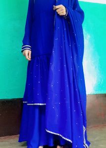 Handmad stylish kurti set with 2.5 mtr dupatta