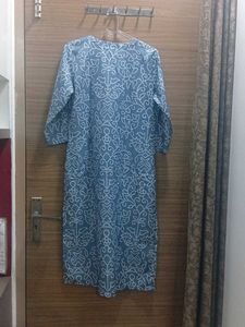 Elegant Blue Printed Kurta
